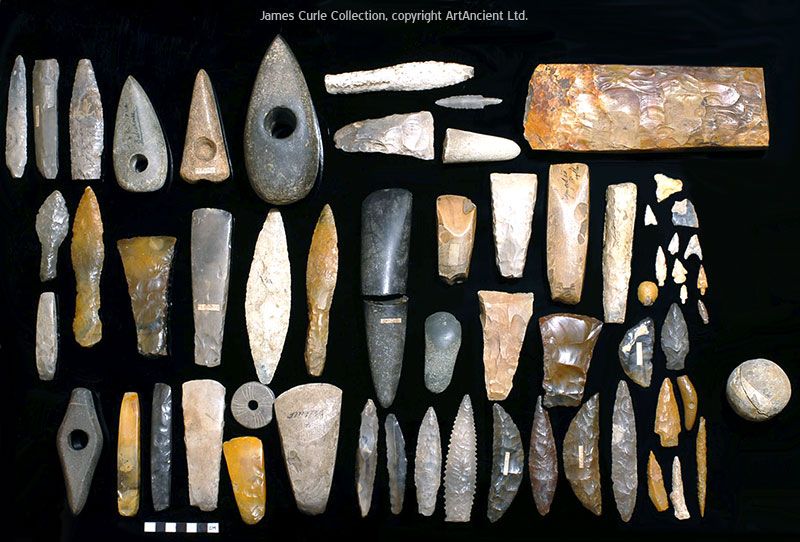 stone tools made by early man
